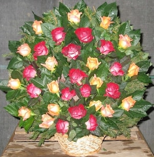 Траурные корзины